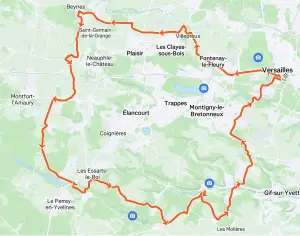 Carte GPS Ride SLR #00 - Reco Paris-Nice