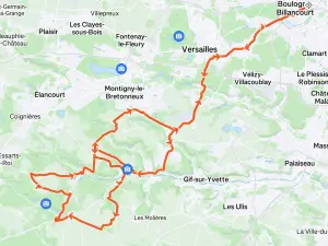 Carte GPS Ride SLR #03 - Cap à l'est