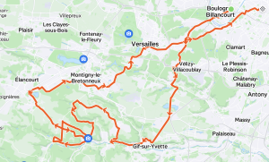Carte GPS Ride SLR #07 - Paris-Nice 2023