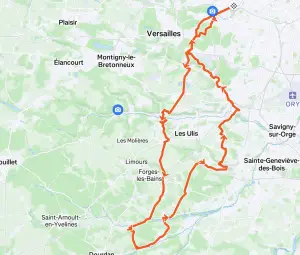 Carte GPS Winter Warriors #04 - Limours pas la guerre