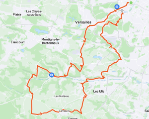 Carte GPS Winter Warriors #10 - Limours pas la guerre